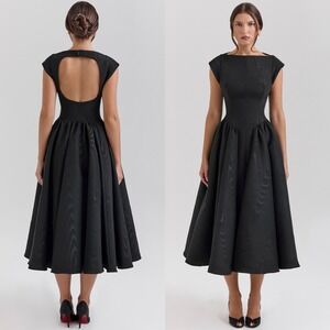 House of CB Black Midi Dress
